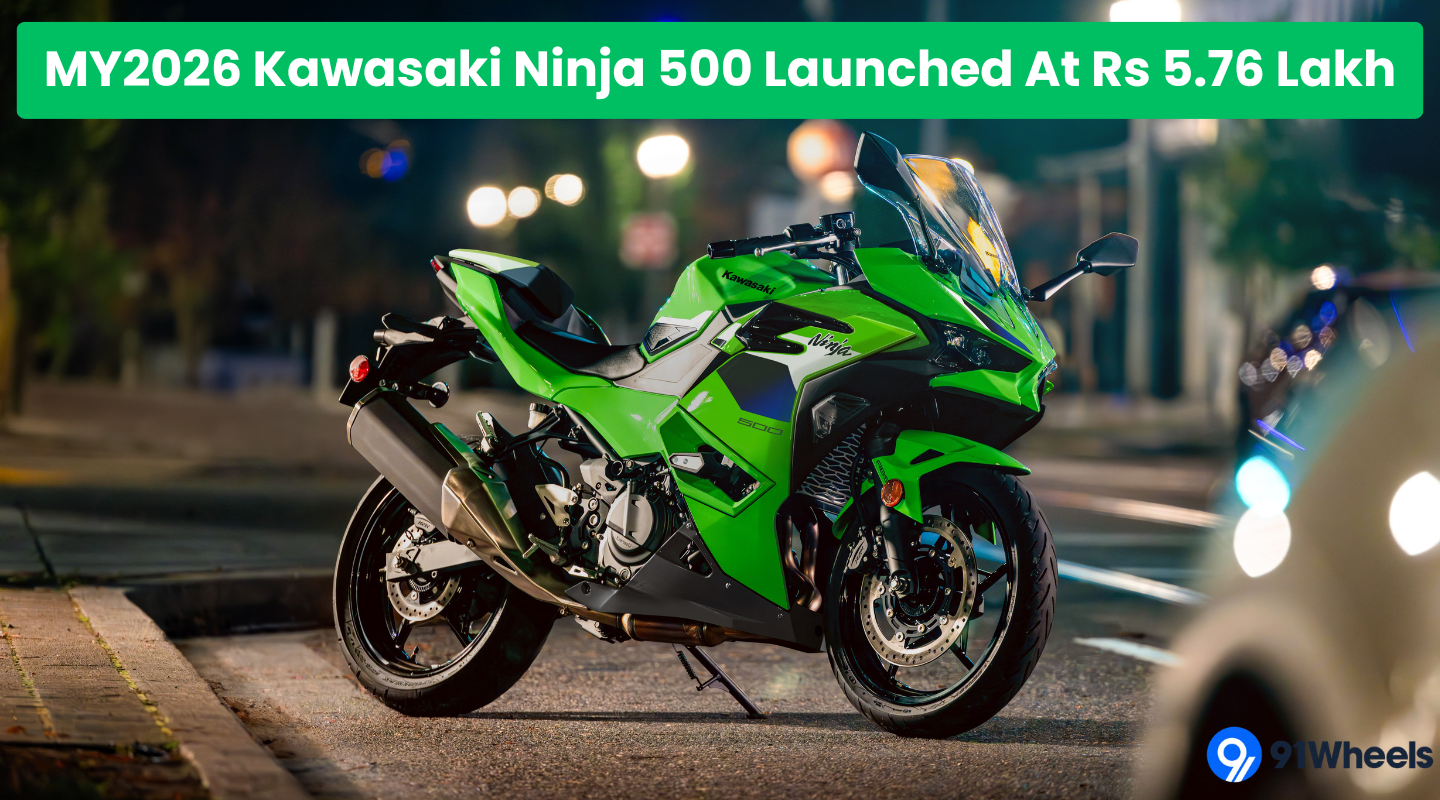 MY26 Kawasaki Ninja 500 Launched At Rs 5.76 Lakh! E20 Compliant 
